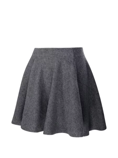 Fusta mini By Malene Birger evazată gri