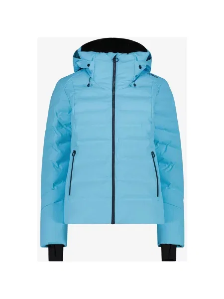 Kurtka z kapturem CMP Aprés Ski Padded pastelowy niebieski