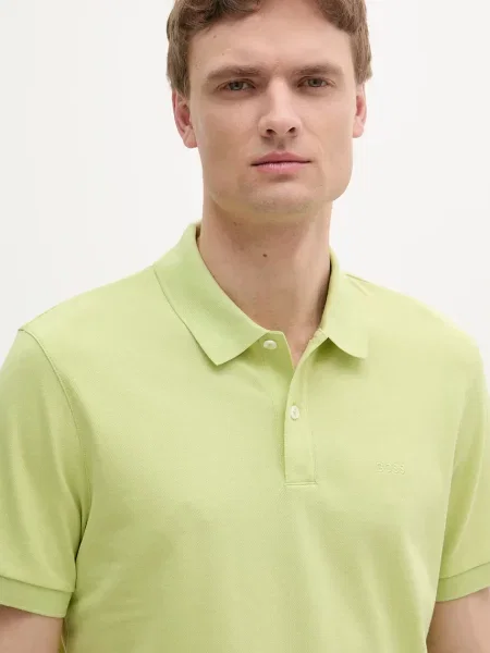 BOSS polo Pallas zielona