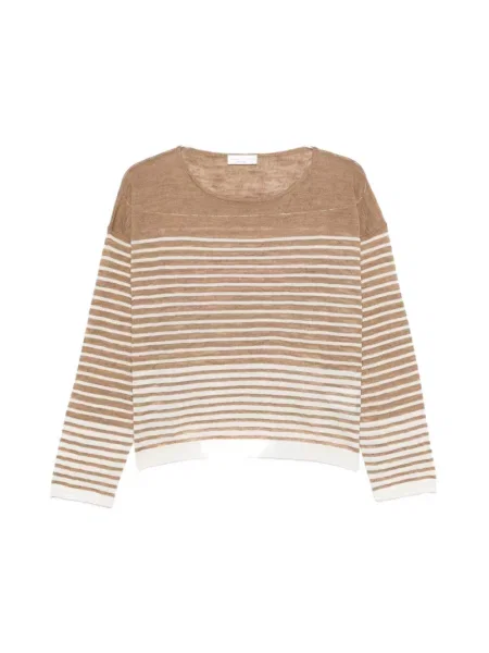 Sweter Roberto Collina brązowy