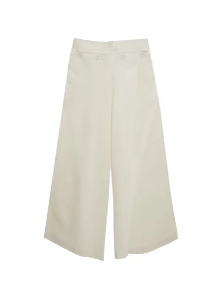 Trapéz kiszélesedő farmer Max Mara fehér