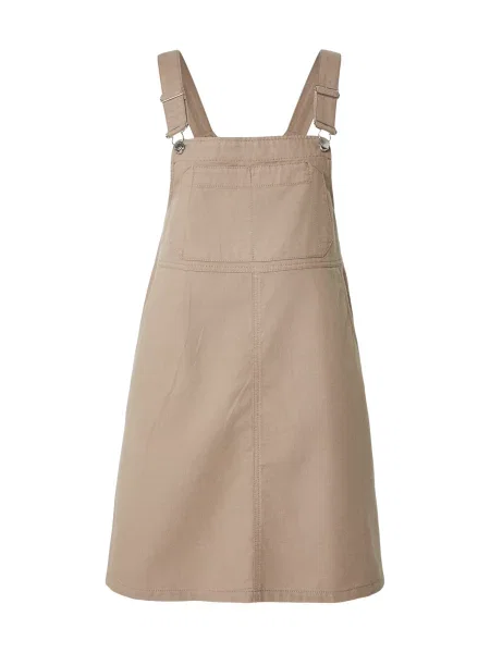 QS Salopetă rochie scurtă taupe gri