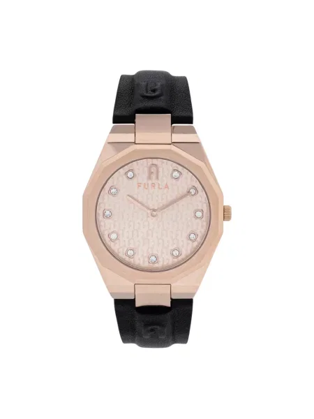 Furla zegarek czarny
