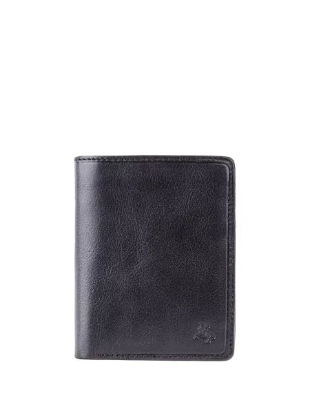 Кожаный кошелек Visconti черный