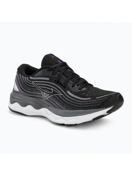 Olcsóbban. Női futócipő Mizuno Wave Skyrise 4 black/nimbclud/quiet shade. Méret: 41 EU fekete