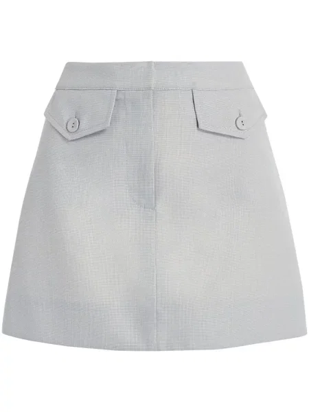 Fusta mini Proenza Schouler White Label alb