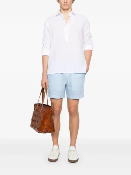 Λινα σορτς Polo Ralph Lauren μπλε