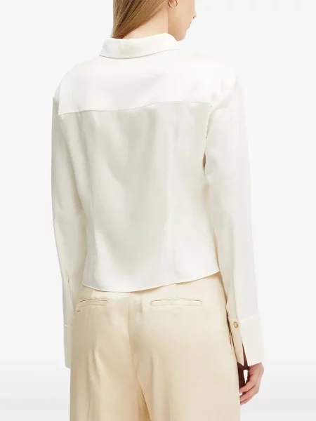 Gulerat cămașă Guess alb