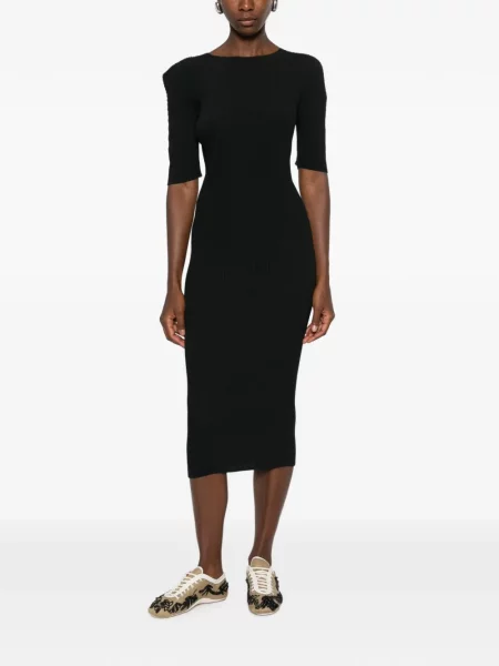 Rochie midi Issey Miyake negru