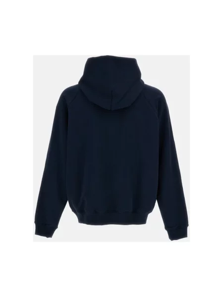 Bluza z kapturem A.p.c. niebieska