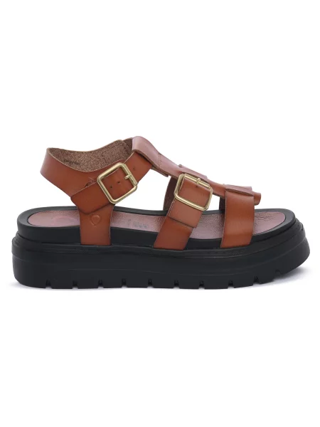 Félcipő Heavenly Feet barna