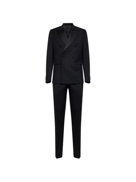 Costum Lardini cu două rânduri de nasturi negru