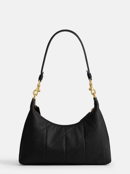 Coach crossbody kabelka kožená Soft Quilted Juliet Shoulder Bag 25 černá