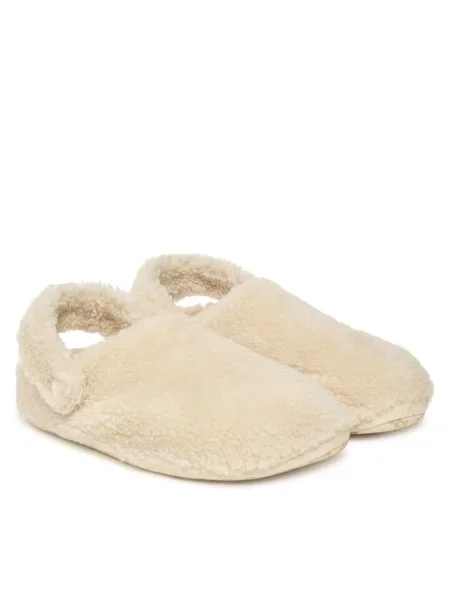 Crocs Házi cipő Classic Cozzzy világos bézs fehér