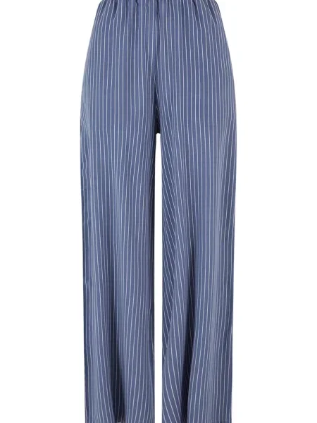 Pantaloni Urban Classics cu dungi alb