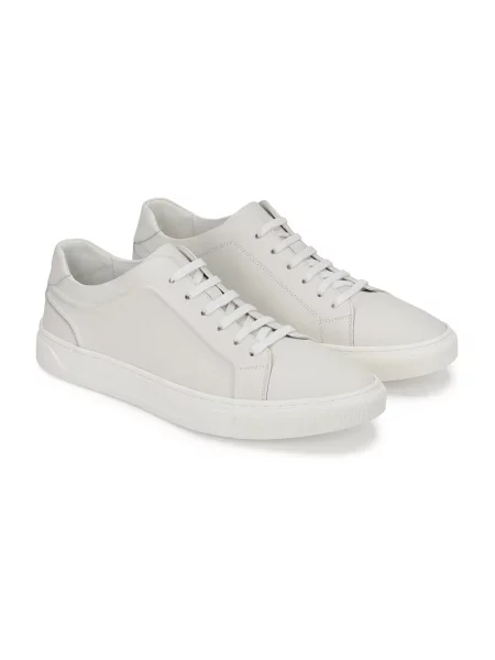 Sneakersy Kazar zamszowe białe
