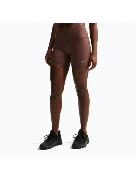 Pantaloni scurți pentru femei Nike One Biker 5" light chocolate