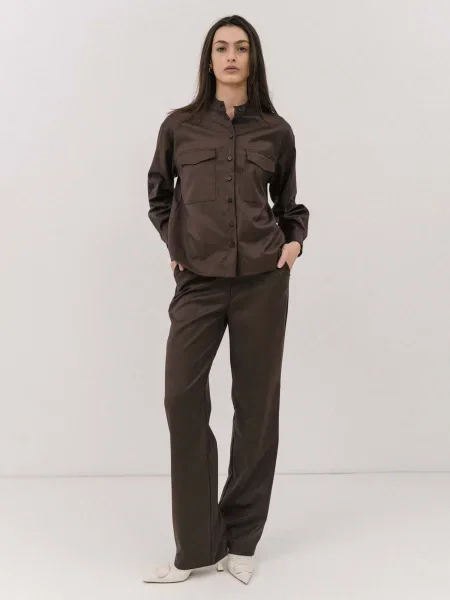 Pantaloni Armor ciocolatiu