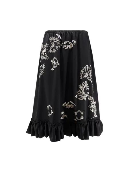 Spódnica maxi Dries Van Noten czarna