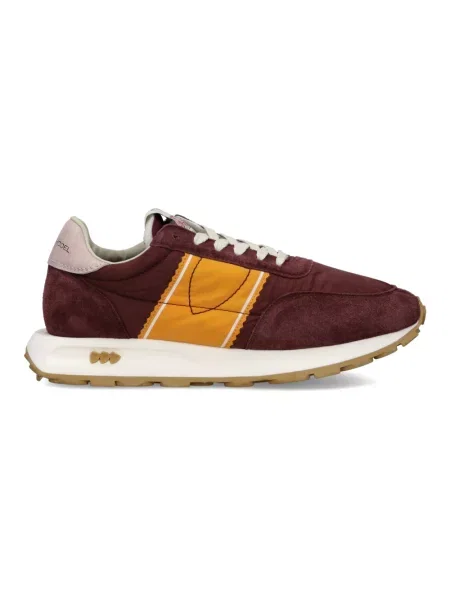 Buty do biegania Philippe Model zamszowe do biegania brązowe