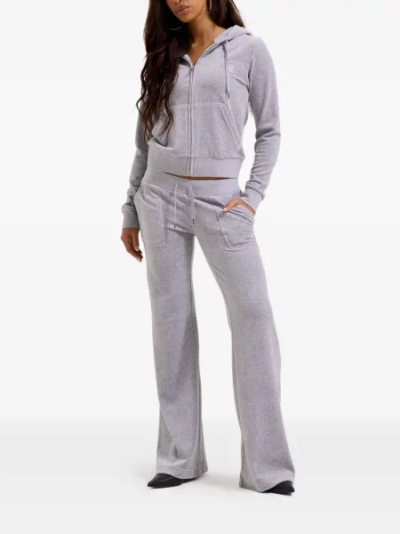 Hanorac cu glugă Juicy Couture gri