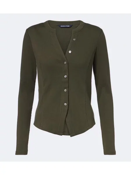 Cardigan Veronica Beard tricotate verde