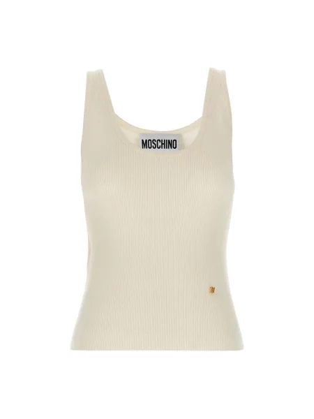 Top Moschino wełniany biały