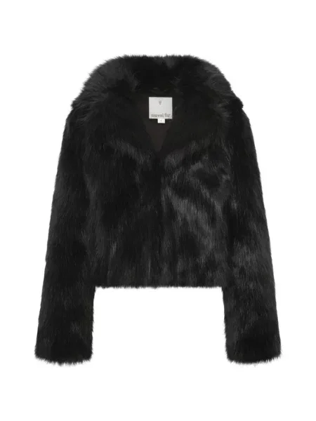 Geacă Unreal Fur cu blană negru