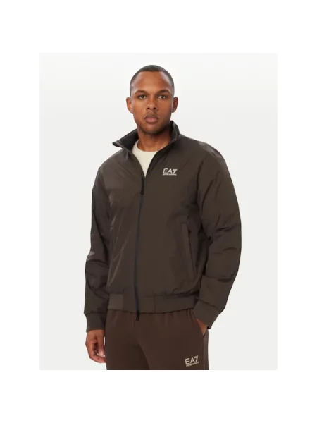 Kurtka bomber Emporio Armani Ea7 brązowy