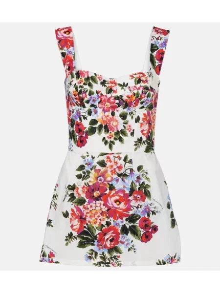 Rochie Dolce&gabbana cu model floral alb