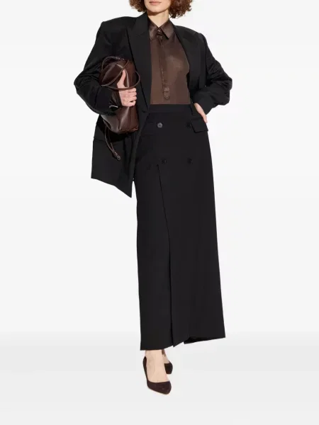Μεταξωτή μπλούζα Tom Ford καφέ