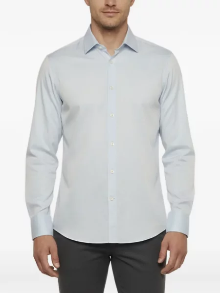 Cămașă Zegna cu dungi albastru