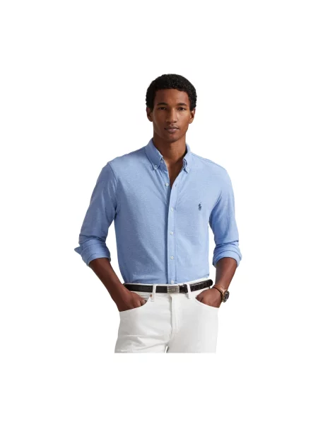 Koszula Polo Ralph Lauren casual niebieska