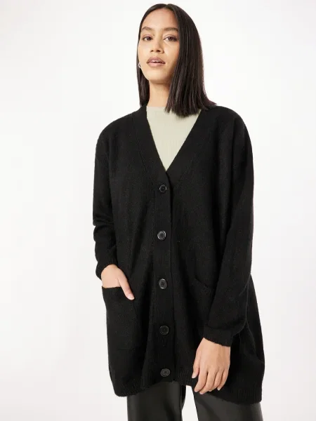 Urban Classics Geacă tricotată negru