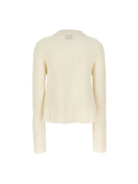 Sweter Loulou De Saison z kaszmiru biały
