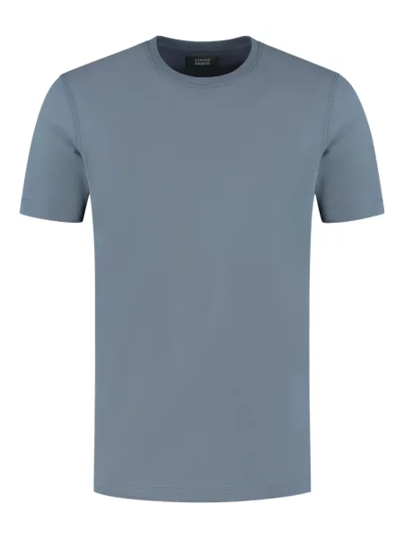 Tricou Zanone cu decolteu rotund albastru