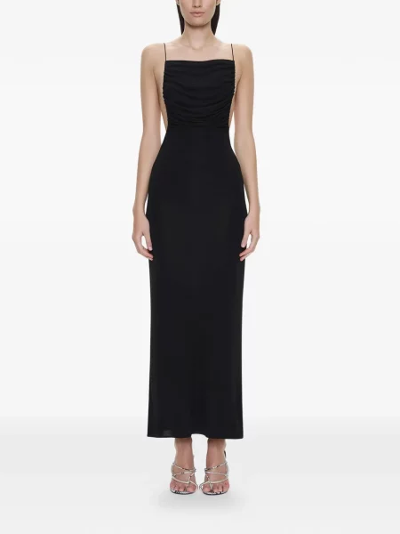 Rochie Christopher Esber cu volane negru