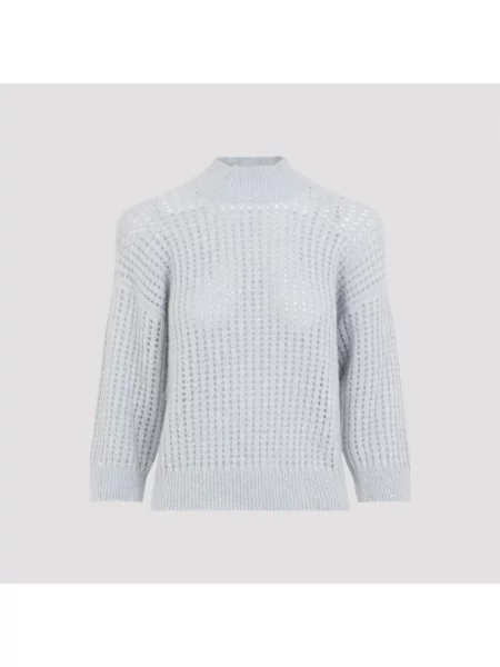 Sweter Peserico wełniany niebieski