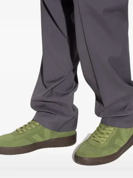 Sneakerși Veja din piele de căprioară verde