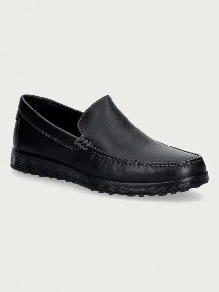 Ecco mocasini pentru bărbați din piele S Lite negru