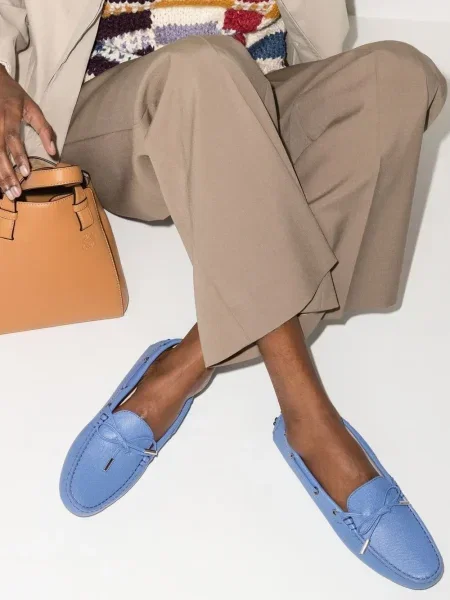 Pantofi loafer Tod's violet