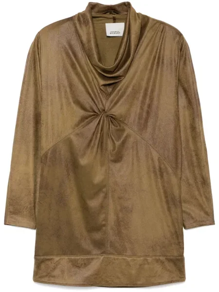 Mała mały sukienka mini Isabel Marant garniturowa zielona