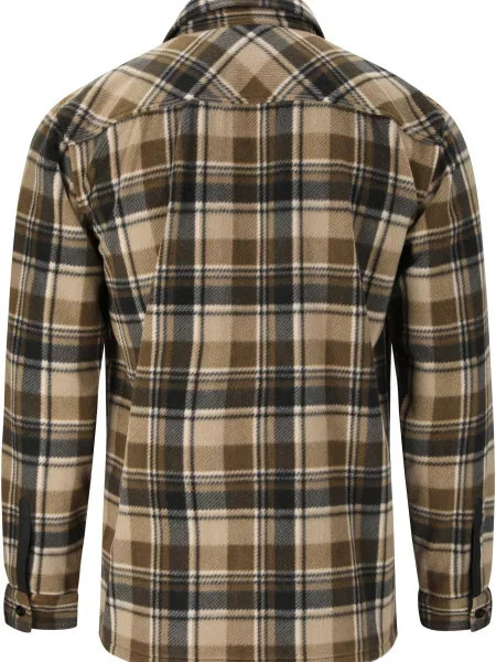 Koszula Whistler Astrali Checked Fleece brązowa