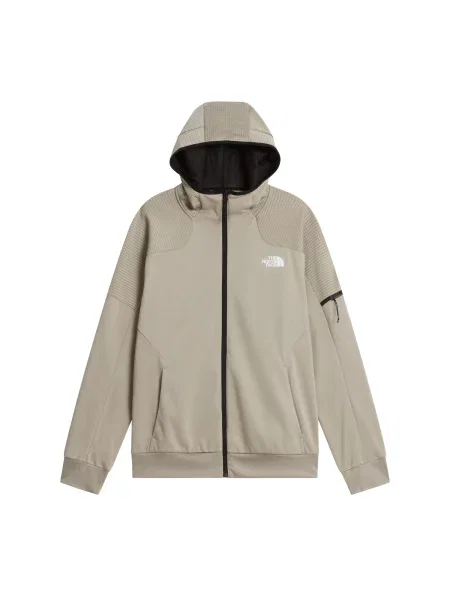 THE NORTH FACE Jachetă fleece funcțională MOUNTAIN ATHLETICS gri taupe / negru alb