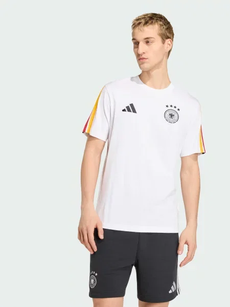 Футболка спортивна adidas комбінований верх білий