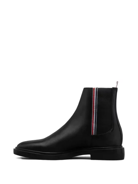 Botine chelsea Thom Browne din piele negru