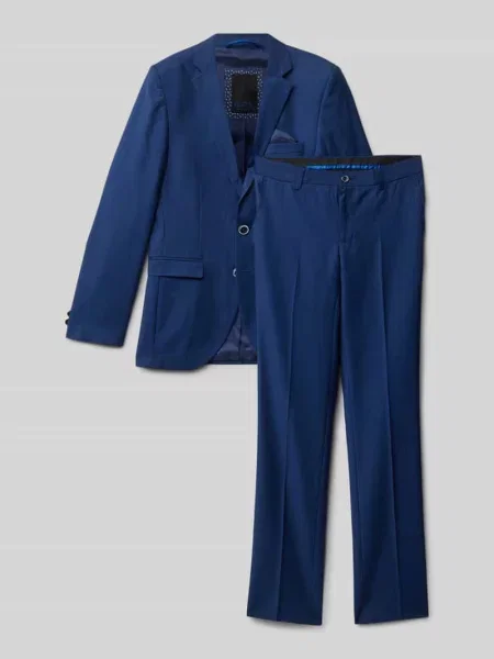 Garnitur o kroju slim fit z dodatkiem G.o.l. niebieski