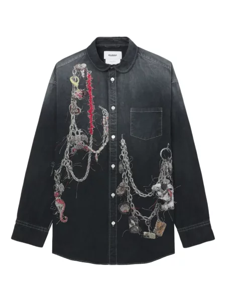 Риза Doublet сиво