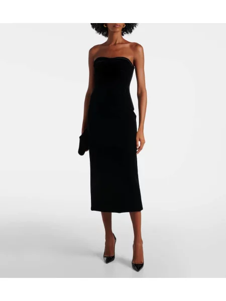 Rochie Sportmax de catifea de costum negru