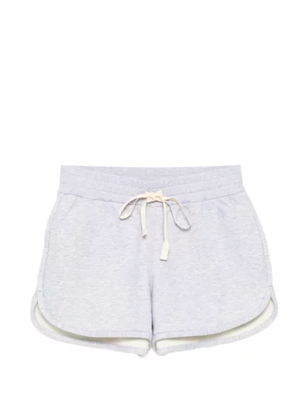 Pantaloni scurți Jil Sander cu autograf gri